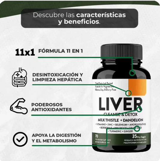Liver Cleanse & Detox | Apoyo natural para tu bienestar digestivo y hepático