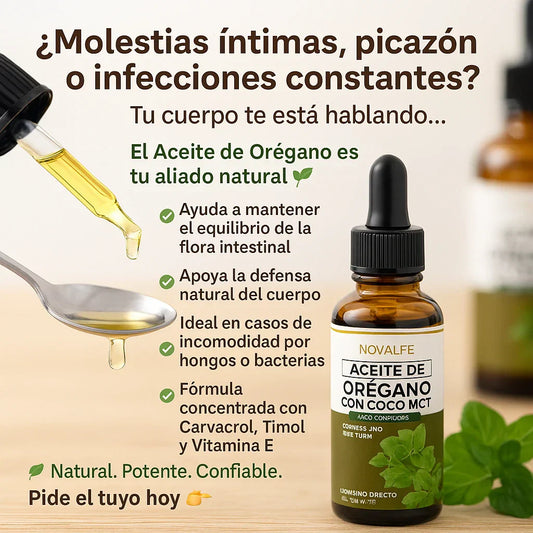 Aceite de Orégano l Aliado natural contra la cándida
