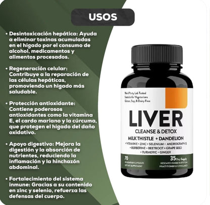 Liver Cleanse & Detox | Apoyo natural para tu bienestar digestivo y hepático